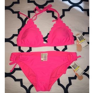 Neon Pink GB Swimsuit